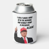 Ich Liebe, wenn Donald Trump wieder Präsident ist Dosenkühler (Kanne Rückseite)