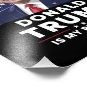 Ich Liebe, wenn ich Weckte und Donald Trump mein P Fotodruck (Ecke)