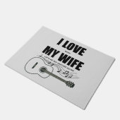 Ich Liebe, wenn meine Ehefrau mir eine andere Gita Fußmatte (Schrägansicht)