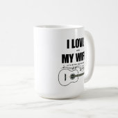 Ich Liebe, wenn meine Ehefrau mir eine andere Gita Kaffeetasse (VorderseiteRechts)