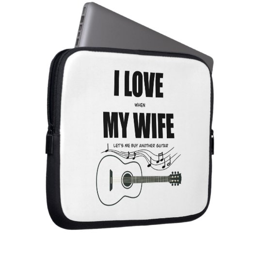 Ich Liebe, wenn meine Ehefrau mir eine andere Gita Laptopschutzhülle (Vorne Rechts)