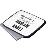 Ich Liebe, wenn meine Ehefrau mir eine andere Gita Laptopschutzhülle (Vorne Knopf)