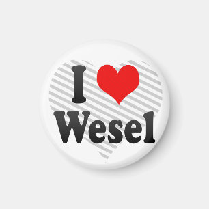 Ich Liebe Wesel, Deutschland. Ich Liebe Wesel, Deu Magnet