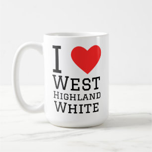 Ich liebe West Highland White Kaffeetasse