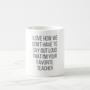 Ich Liebe, wie wir nicht laut sagen müssen, dass i Kaffeetasse