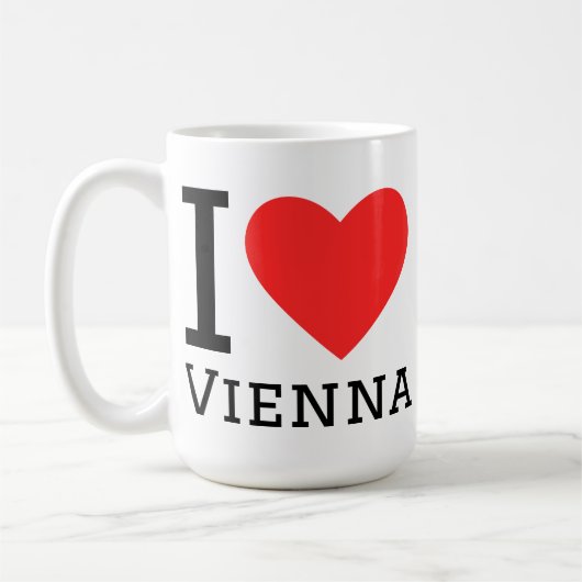 Ich liebe Wien Kaffeetasse (Links)