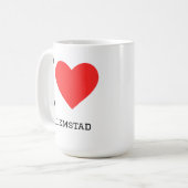 Ich liebe Willemstad Kaffeetasse (Vorderseite Links)