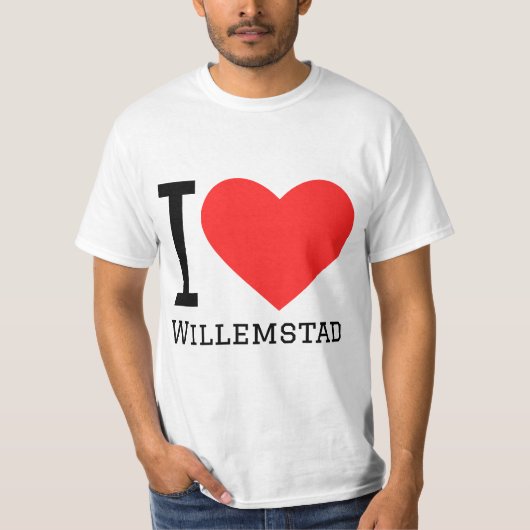 Ich liebe Willemstad T-Shirt (Vorderseite)