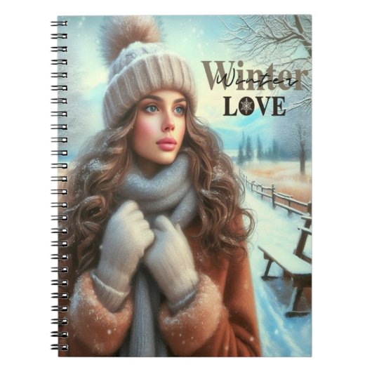 Ich Liebe Winter Notizblock (Vorderseite)