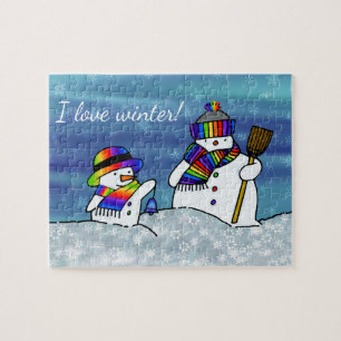 Ich Liebe Winter! Puzzle