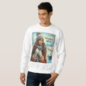 Ich Liebe Winter Sweatshirt (Vorne ganz)