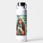 Ich Liebe Winter Trinkflasche (Vorne)