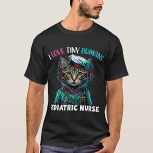Ich liebe winzige Menschen Süße Kinderkrankenschwe T-Shirt