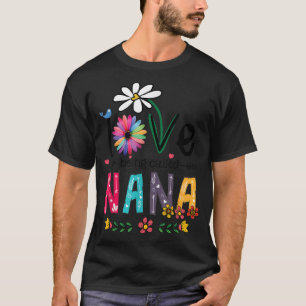 Ich Liebe wird Nana Sunflower Mama Mütter Tag gena T-Shirt