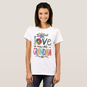 Ich Liebe wird Oma Daisy Blume genannt Niedlich Mo T-Shirt (Vorne ganz)