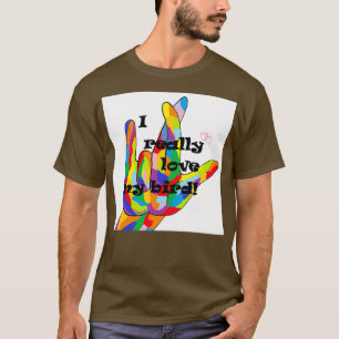 ICH Liebe WIRKLICH mein VÖGEL T-Shirt