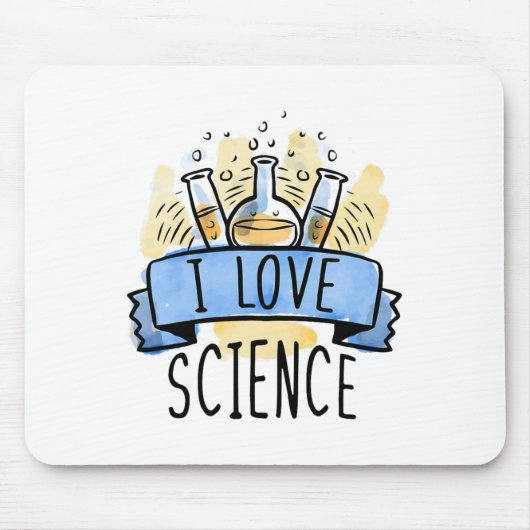 Ich liebe Wissenschaft  Mousepad (Vorne)