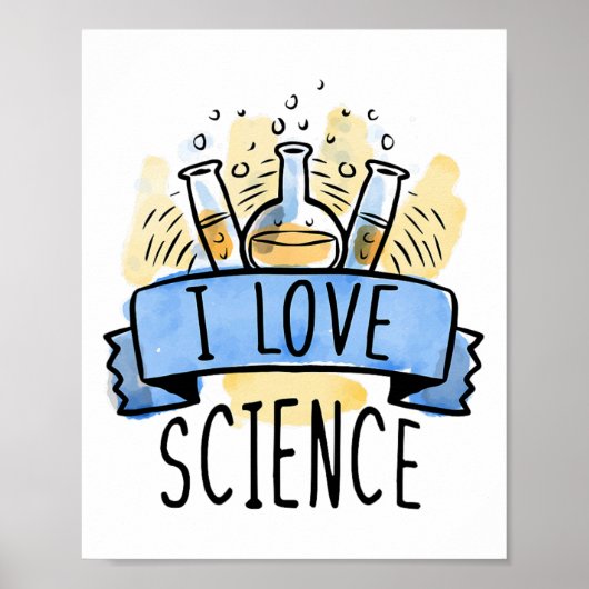 Ich liebe Wissenschaft Poster (Vorne)