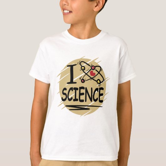 Ich liebe Wissenschaft T-Shirt (Vorderseite)