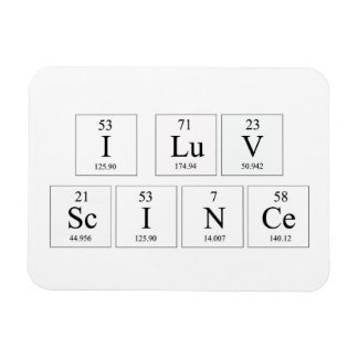 Ich Liebe-Wissenschaftsmagnete Magnet