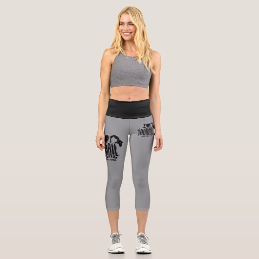 Ich liebe WTF Capri Leggings (Vorderseite)