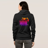 Ich liebe WTF Hoodie (Schwarz voll)