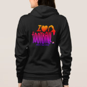 Ich liebe WTF Hoodie (Rückseite)