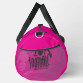 Ich liebe WTF Pink Black Duffle Bag (Rechts)