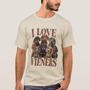 Ich liebe Würstchen T-Shirt