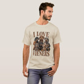 Ich liebe Würstchen T-Shirt (Vorne ganz)