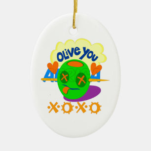 Ich liebe XOXO Afrika wunderschön atemberaubender Keramikornament