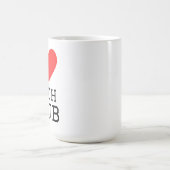 Ich liebe Yatch Club Kaffeetasse (Mittel)