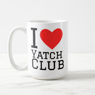 Ich liebe Yatch Club Kaffeetasse