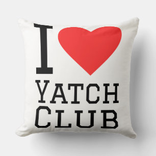 Ich liebe Yatch Club Kissen