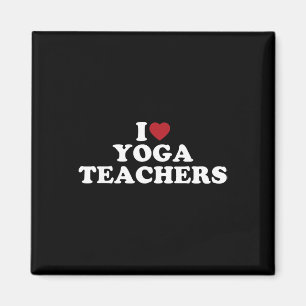 Ich liebe Yoga-Lehrer, ich liebe Yoga-Lehrer  Magnet