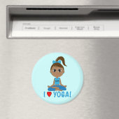 Ich Liebe Yoga! Magnet (In Situ (Geschirrspüler))