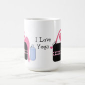 Ich Liebe Yoga mit Yoga Gear Kaffeetasse (Mittel)