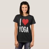 Ich liebe Yoga T-Shirt (Vorne ganz)