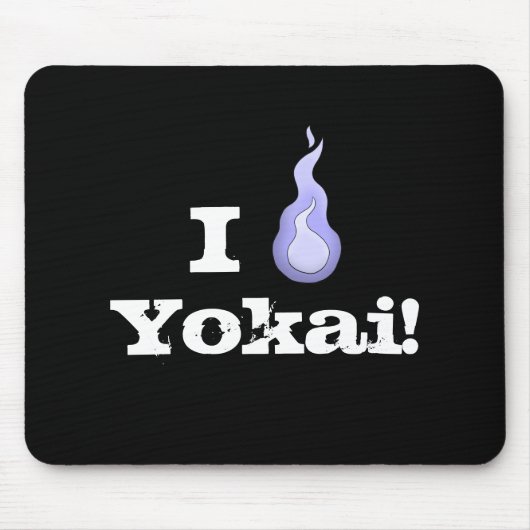 Ich Liebe Yokai! Hitodama Fireball Mousepad (Vorne)