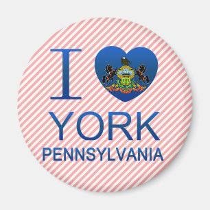 Ich liebe York, PA Magnet