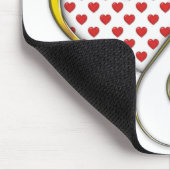 Ich liebe You Design Mousepad (Ecke)