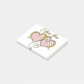 Ich liebe You Design Post-it Klebezettel (angewinkelt)