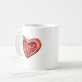 Ich liebe Zahnräder Kaffeetasse (Vorderseite Links)