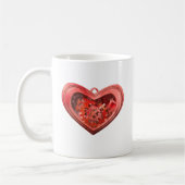 Ich liebe Zahnräder Kaffeetasse (Links)