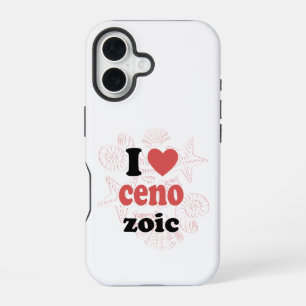 Ich liebe zänozoische lustige Zitate für Wissensch iPhone 16 Hülle