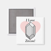 Ich Liebe Zircon! Magnet (Vorderseite/Rückseite)