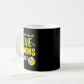 Ich liebe Zitronen einfach ok  Kaffeetasse (Vorderseite Links)