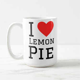 Ich liebe Zitronenkuchen Kaffeetasse