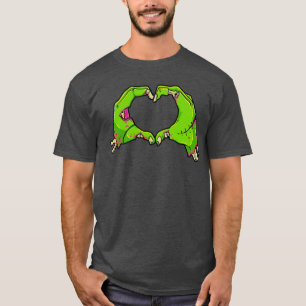 Ich liebe Zombies Halloween Lustige Liebe Horror H T-Shirt