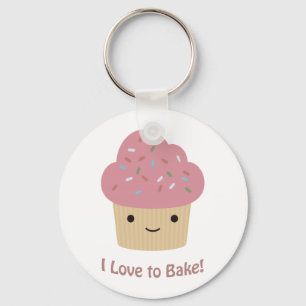 Ich Liebe zu backen Schlüsselanhänger
